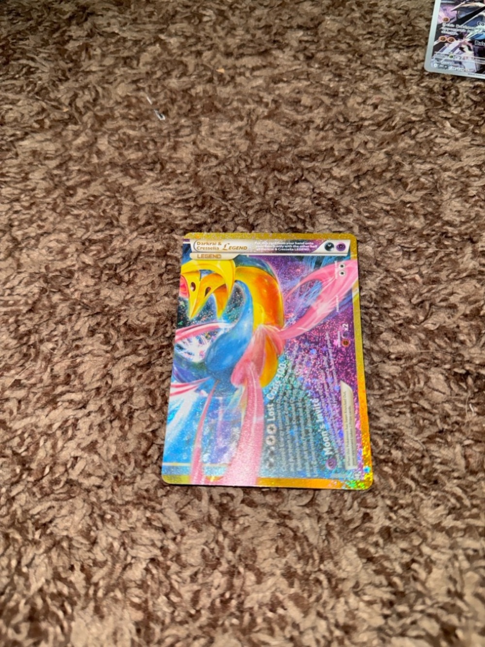 Pokemon 30th Anniversary Darkrai & Cresselia LEGEND Illustration Rare #100/102.